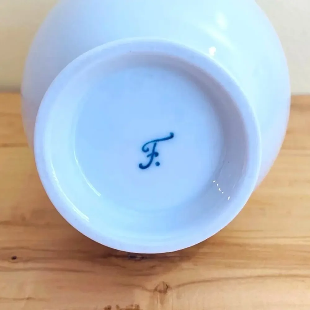 Vtg Mid-Century Trumpet Fürstenberg Siegfried Möller Vase Germany Minimalist